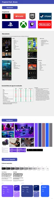 Historical benchmark, moodboard, colours and typography